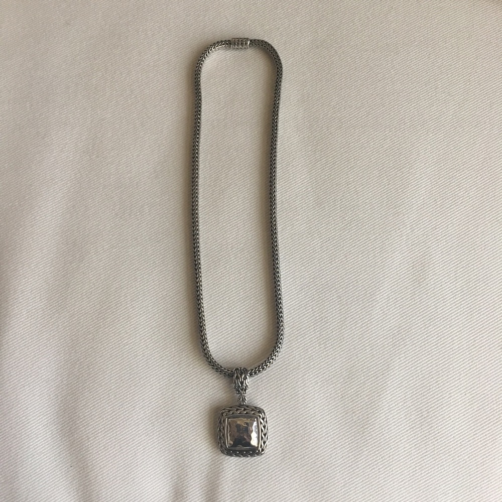 John Hardy silver necklace and pendant - Picture 2 of 3